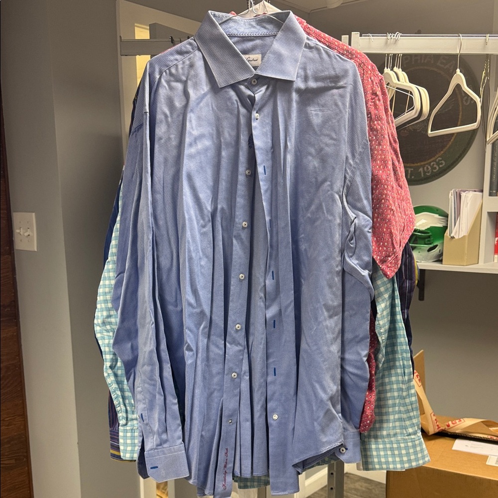 Robert Graham Light Blue Dress Shirt